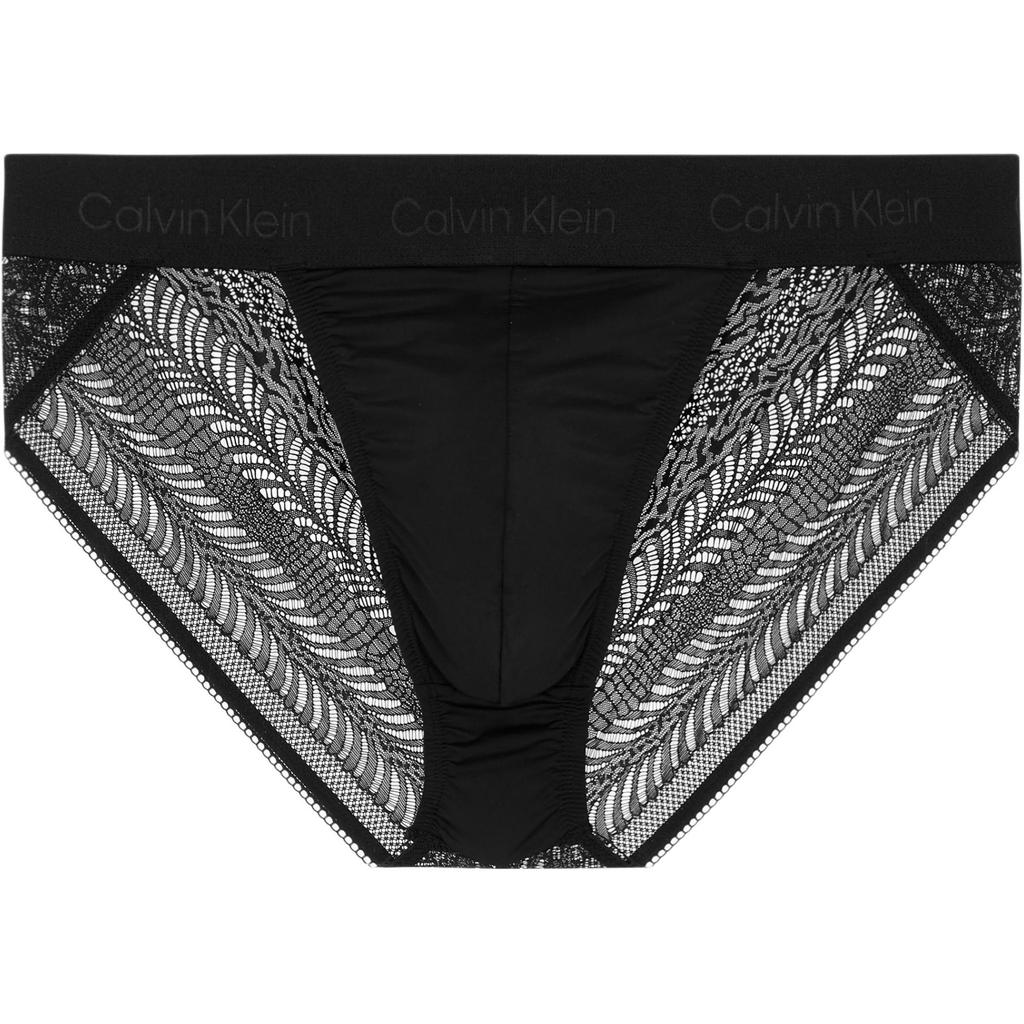 Calvin Klein Comfortable Lace Triangle Underwear Men Underwear Black NB3857-UB1