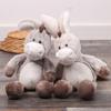 30cm Soft Plush Donkey Toys Cuddly Donkeys For Boys Girls Babies Fluffy Stuffed Animal Cuddling Plush Toys Christmas Gifts