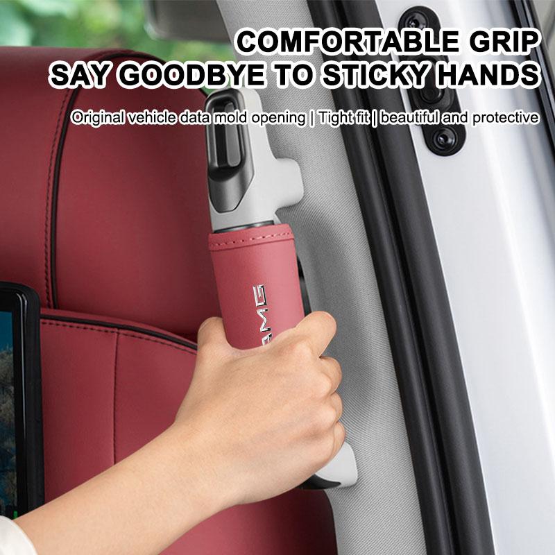 Автомобильная кожаная ручка на крышу Защитный коврик от царапин Аксессуары для Mercedes-Benz AMG W204 W203 W212 W211 W124 W210 GLC GLE E CLA GLA W205 W211