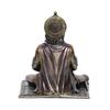 Handcrafted Polyresin Bronze Finish Meditating Lord Hanuman Statue God Idol Perfect Hanuman Jayanti Gift for Home Decor and Spiritual Spaces