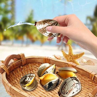 Креативные игрушки-моллюски с брызгами воды, забавные водопоглощающие морские ракушки, мини-вода, маленькие подарки для детей, День дурака