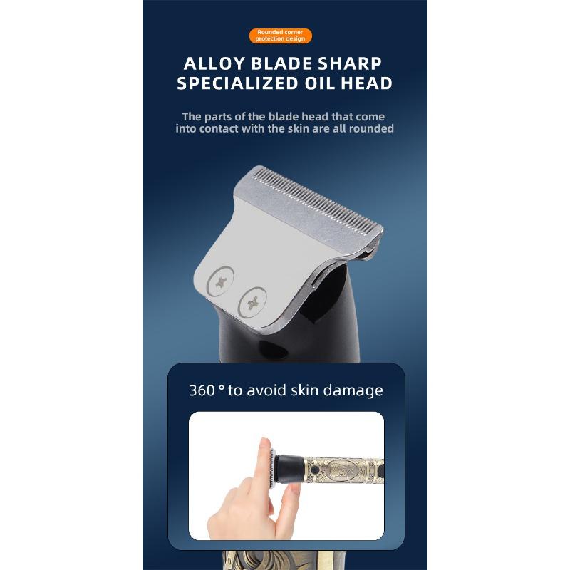 3-in-1 Electric Hair Clipper, Shaver, and Multifunctional Razor Set—Rechargeable Shaver and Nose Hair Trimmer