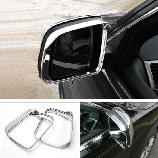 Для 2011- Jeep Grand Cherokee Хромированная Накладка-Козырек от Дождя на Боковое Зеркало 2 шт.