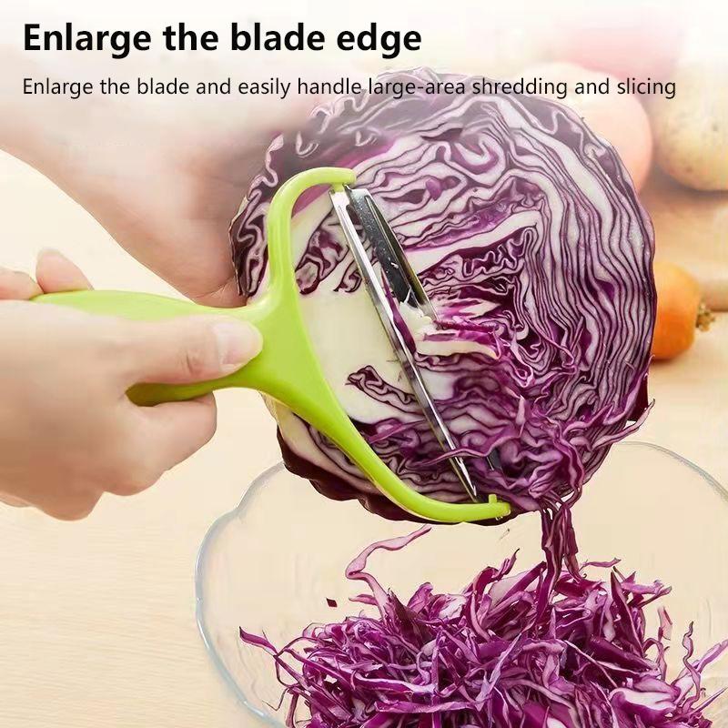 Peeler Vegetables Fruit Cabbage Shredde Wide Mouth Fruit Salad Potato Graters Knife Cooking Kitchen Gadgets Stainless Steel New