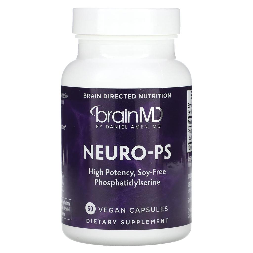 BrainMD Neuro-PS, 150mg, 30 Veggie Capsules