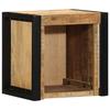 VidaXL Bedside Table 40x35x40 Cm Solid Raw Mango Wood, Bedside Cabinet, Bedroom Furniture, Table 4015957