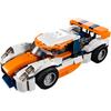 LEGO Creator 3 In 1 Car Model, Sunset Racing Track Building Blocks 221 Pcs 31089