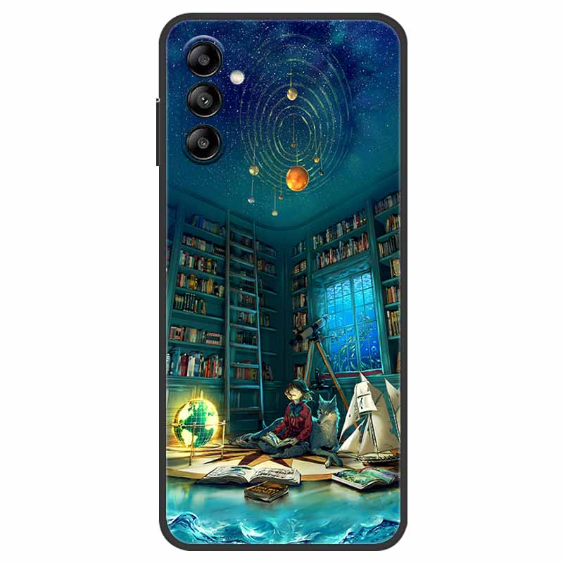 Для Samsung Galaxy A14 4G 5G Чехол Животные ТПУ Мягкий Силикон Задняя Крышка Чехлы для Телефона для Samsung A15 4G 5G SM-A145F Собака Кошка Чехол
