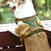 Retro Dog Harness for Small Medium Dogs Nylon Reflective No-pull dog Vest Harnesses Outdoor Dog Training Cat Pet Chest Strap