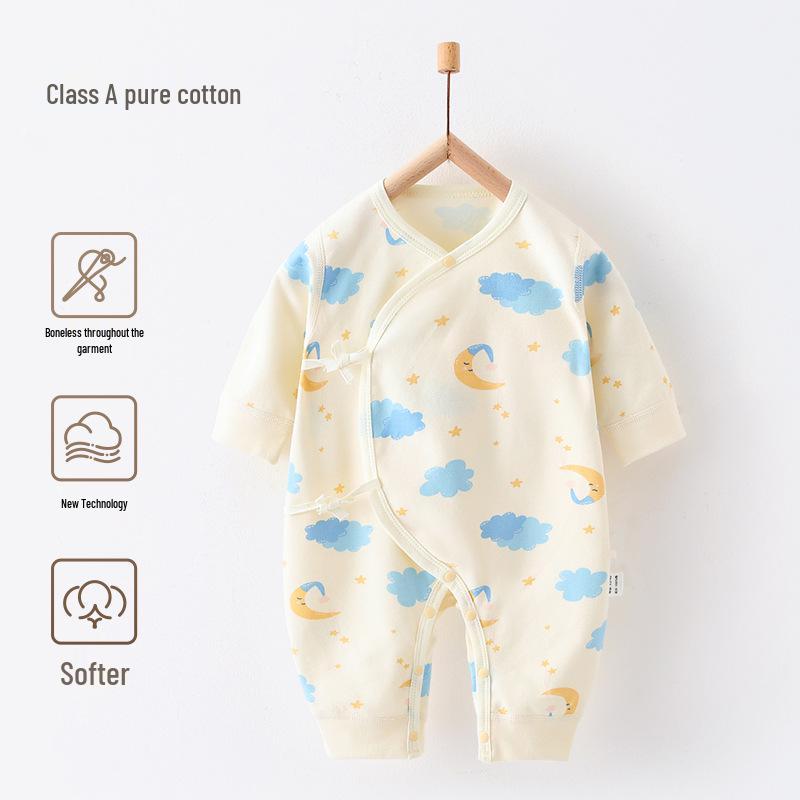 Детский боди из чистого хлопка - Монашеский комбинезон для новорожденных на все сезоны (0-3 месяца)