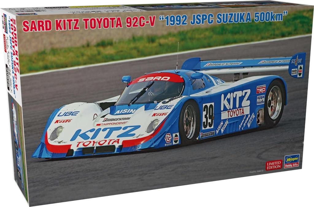 Hasegawa Third Kits Toyota JSPC Suzuka Plastic Model Kit 20826 1/24 92C-V “1992 500km”