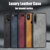 Luxury Sheepskin PU Leather Soft Case For Xiaomi Mi 8 9 10 10T Lite 9Se Pro A3 A1 A2 9T Note 10 Mix 2s 3 4 Matte Back Cover Cases