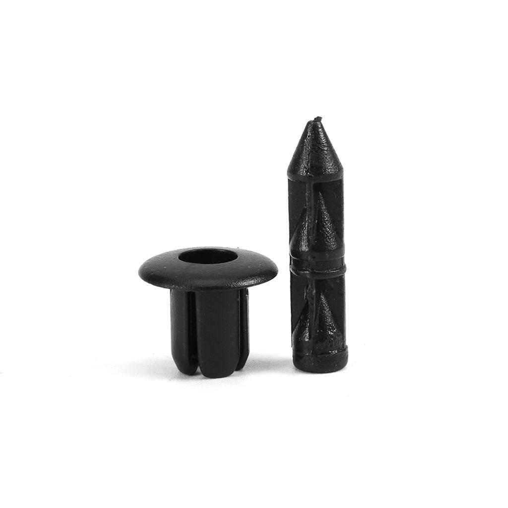 Автомобильный стайлинг 100 шт. 6 мм пластиковые заклепки для обтекателя мотоцикла TRIM Clips для Honda для Yamaha Suzuki