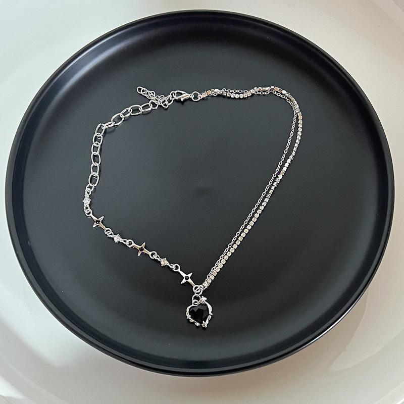 Винтажное ожерелье-чокер с жемчугом, любовью, бабочкой, пауком, ожерелье для мужчин и женщин, готическое ожерелье в стиле хип-хоп с крестом и луной, длинные ювелирные изделия на Хэллоуин