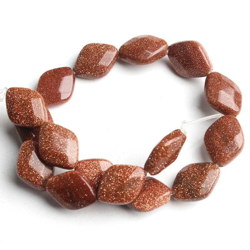 10x13 мм натуральный граненый камень ромбовидные бусины для изготовления ювелирных изделий DIY браслет 16 шт. бусины