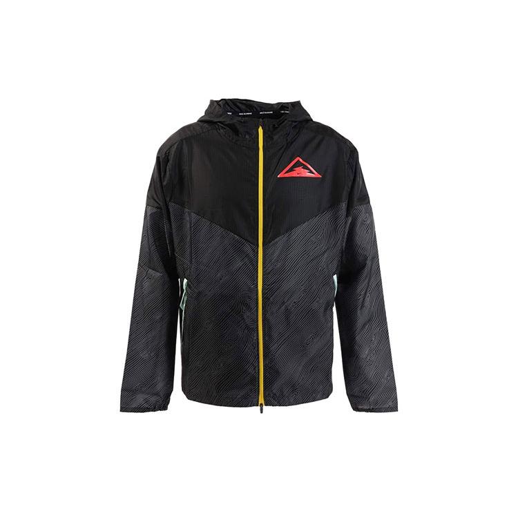 Nike Куртки Мужские Черные С Капюшоном Умеренные Тренерские CQ7962-010