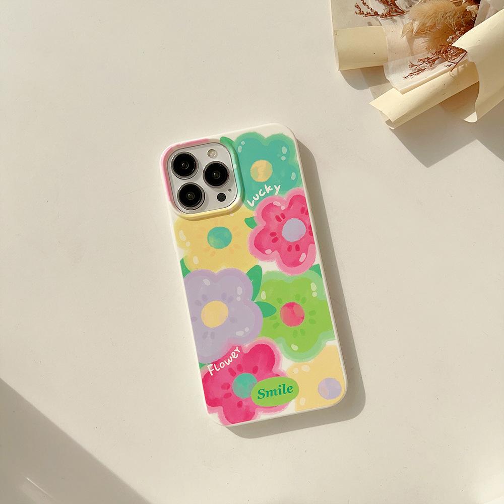 Красочный чехол для телефона с масляной живописью и цветами для iPhone 17 iPhone 17 Pro Max