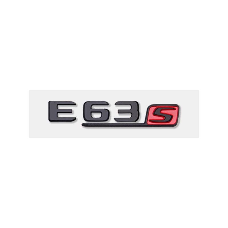 E63S logo badge car stickers for Mercedes Benz E63 refitted Eclass 6.3AMG fender side labelflag new old rear trunk displacement IY0