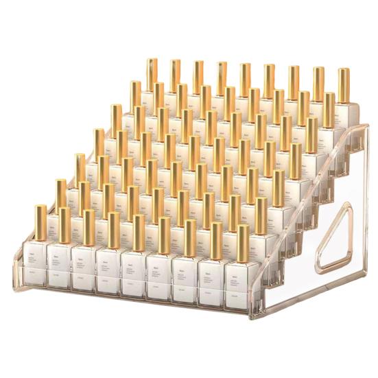 Органайзер для лака для ногтей, акриловая стойка для дисплея, прозрачный дизайн, многоцелевой органайзер для солнцезащитных очков, держатель для эфирных масел