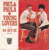 7-дюймовая пластинка PAUL & PAULA - Young Lovers 40096 Philips 1963 США Рок Б/У