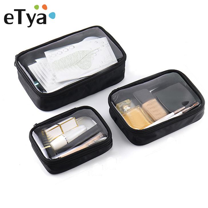 Водонепроницаемая прозрачная косметичка для женщин, косметичка для путешествий, прозрачный органайзер на молнии для макияжа, органайзер для мытья посуды, набор не...