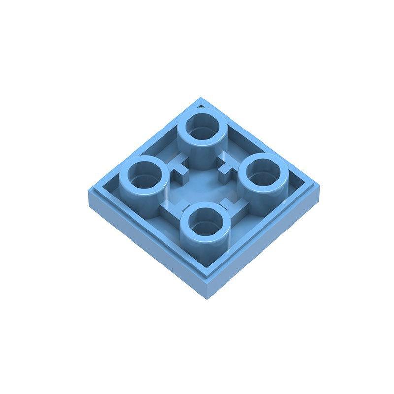 10PCS Puzzle Particle 11203 2X2 Reverse Light Panel Building Blocks Board Bricks Idea Toys Birthday Kid Gifts