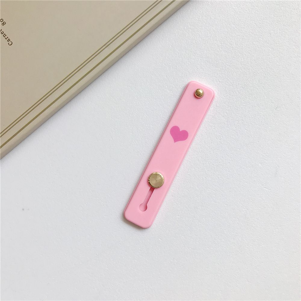 Creative Bracket Silicone Finger Ring Grip Stand Push Pull Phone Holder