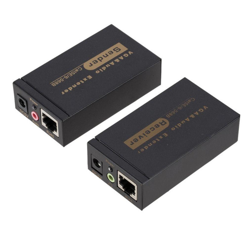 Усилитель сигнала VGA-удлинитель RJ45 100 м для ПК/ноутбука/проектора/HDTV/монитора