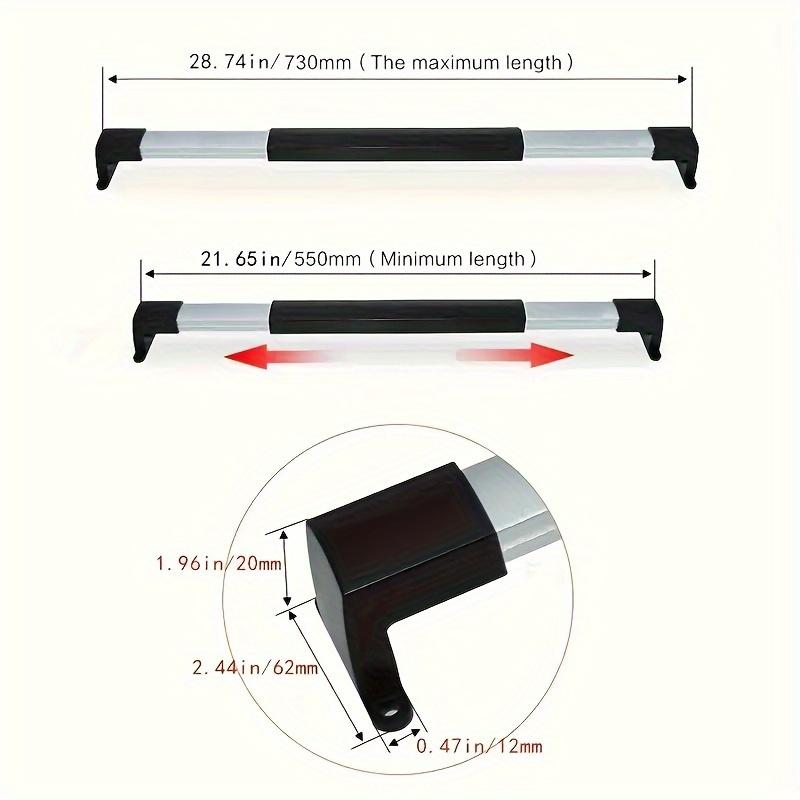 RV Screen Door Cross Bar Adjustable Grab Bar RV Door Handle for Travel Trailer Motorhome Camper