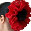 Oversized Hair Scrunchies Multi-layer Lace Hair Scrunchy Elastic Hair Tie Thick Updo Hair Rope Female Hair Ornaments