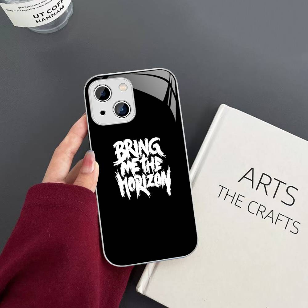 B-Bring M-Me The B-BMTH H-Horizon For IPhone 14 13 12 Mini 11 Pro XS Max X XR 14 Plus Tempered Glass Cover