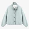 Basic House Women's Knit-Stitched Stand-Collar Short Down Jacket