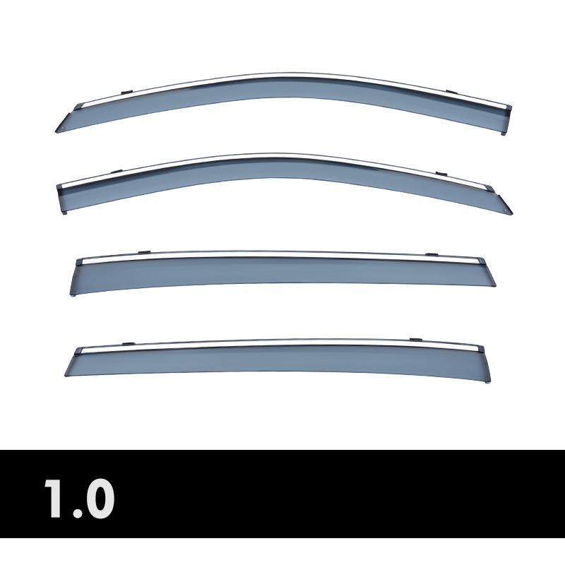 Для Toyota YARiS L 2014- Аксессуары Окно Крыша Солнцезащитный козырек от дождя Вентиляционный козырек Спойлер Крыло Хромированная отделка окна Водонепроницаемый