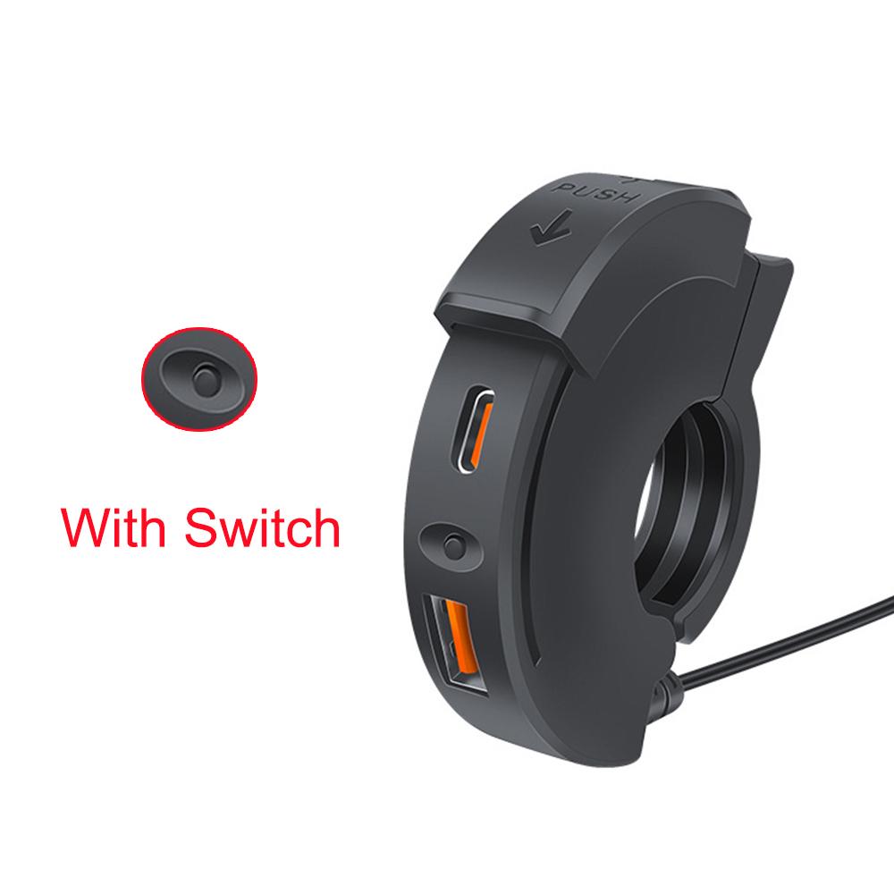 48 Вт быстрое зарядное устройство для мотоцикла QC3.0 18 Вт PD 30 Вт кронштейн для зарядки на руль водонепроницаемое зарядное устройство для велосипеда и телефона адаптер для розетки 12/24 В