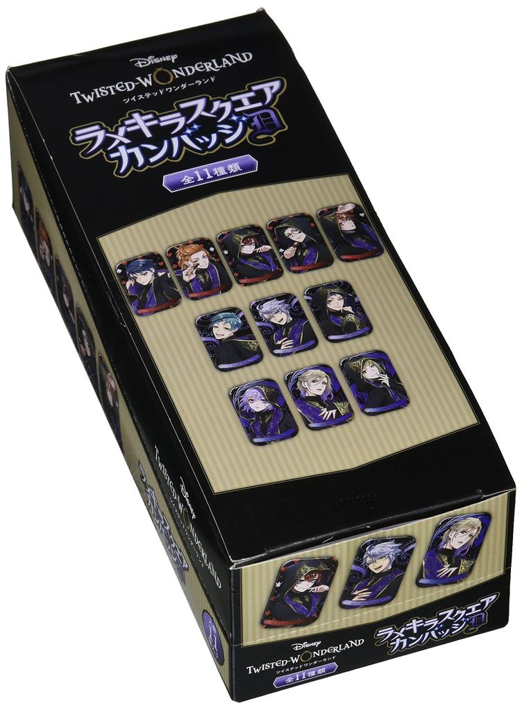 Disney Twisted Wonderland Блестящий квадратный значок D BOX Продукт