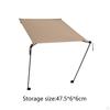 Складной тент для кемпингового стула, простой в установке портативный укрытие для путешествий на открытом воздухе