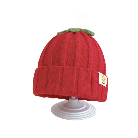 Children Hat Candy Color High Elastic Design Kids Knitting Hat Super Soft Warm Knitted Cap Birthday Halloween Christmas Accessories