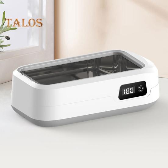 Ультразвуковая чистящая машина 49000 Гц Wave Deep Clean 640 мл Раковина из нержавеющей стали 4 режима Очки Ювелирные изделия Ежедневный очиститель предметов