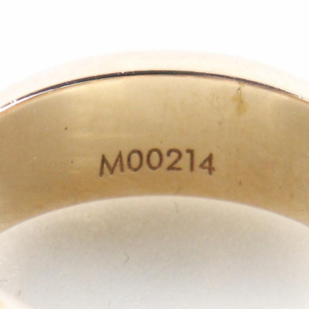 LOUIS VUITTON Berg Nanogram Ring M00214 Pink gold Plated Gold #6.6(US Size) 5.4g Women Used
