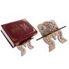 Carved Foldable Eid Al-Fitr Quran Bible Home Decoration Display Stand Book Shelf Book Stand