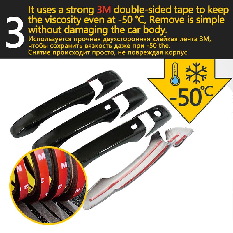 Для Volkswagen VW Scirocco 3 MK3 2008~2017 глянцевые черные наклейки на дверные ручки отделка внешние аксессуары для автомобиля 2009 2010 2011