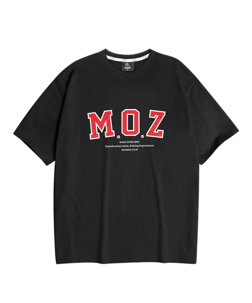MOZMOZ Moz Oversized Short Sleeve T-Shirt Black