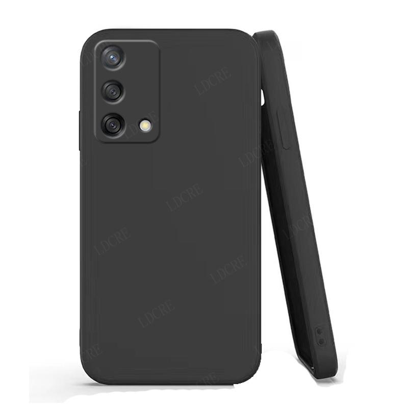 For Cover OPPO Reno 6 Lite Case For Reno 6 Lite Capas Luxury Liquid Silicone Shockproof Full Soft Cover For Reno 6 Lite Fundas