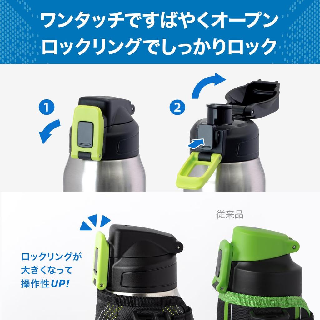 Atlas Water для начальной школы напрямую с прямым для холодильного хранения нержавеющий вакуум спортивные напитки легко AQUAGE Бутылка, 1,5 литра, дети,