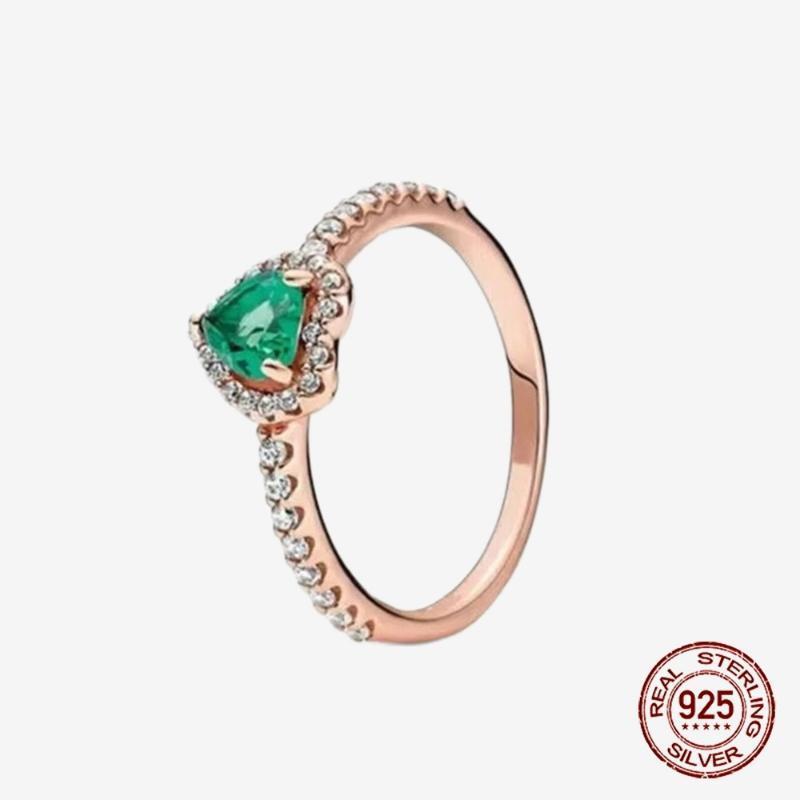925 Sterling Silver Open Ring Style Paved Heart Butterfly Flower Colorful Gemstone Ring For Women Daily Wear Jewelry Gift 2026