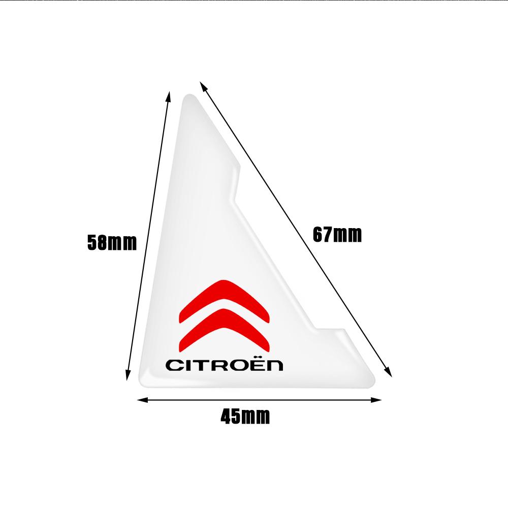2 шт./комплект Прозрачные Угловые Защитные Наклейки от Столкновений на Дверь Для Citroen C4 C3 C5 C1 C2 berlingo 5axo vts Автоаксессуары