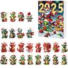 Christmas Dragon Advent Calendar 2025 24 Pcs Acrylic Dragon Pendant Countdown Calendar Holiday Gifts for Kids Adults