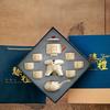 Light luxury splendid Ru kiln automatic tea set, household high-end lazy semi-automatic tea set gift box, souvenir business
