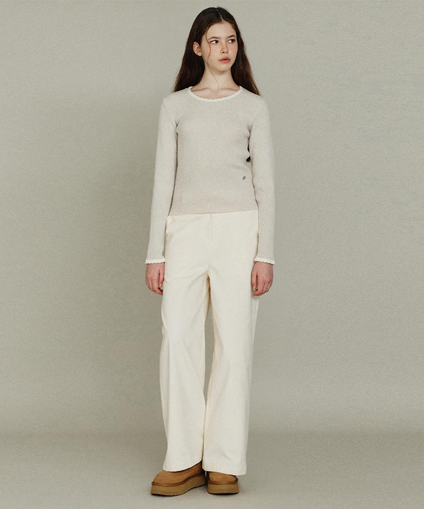 ITOV SEOUL Corduroy Wide Pants Ot