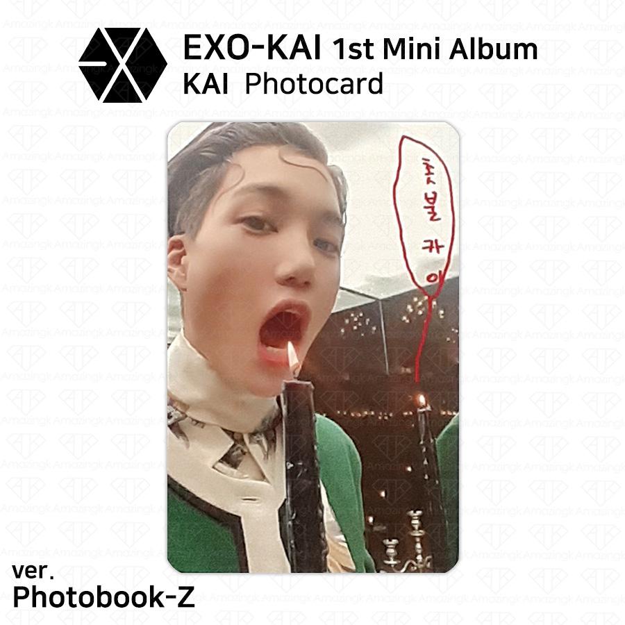 Кай из первого мини-альбома EXO Официальная фотокарточка Кая Фотокарточка K-POP KPOP
